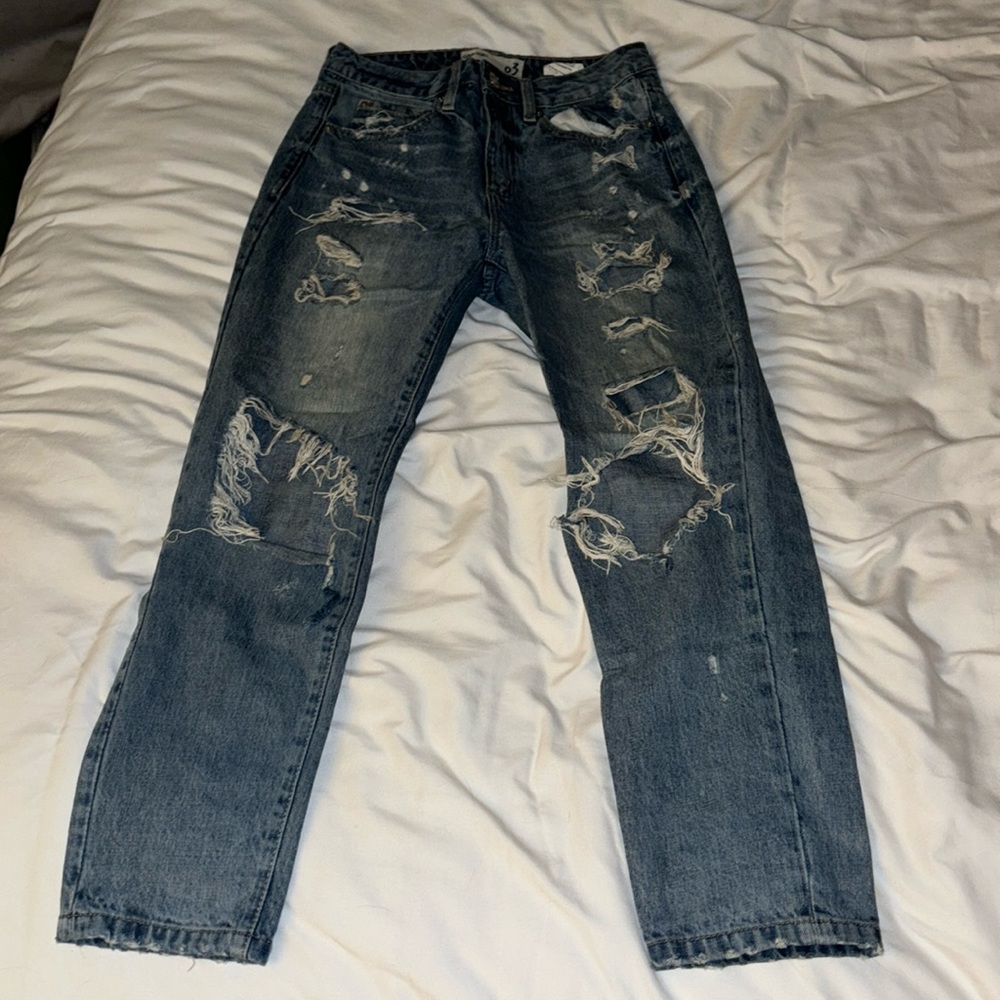 Ripped Mom Jeans